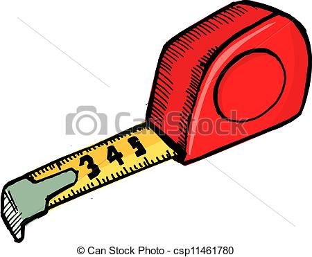 450x371 Tape Measure Vector