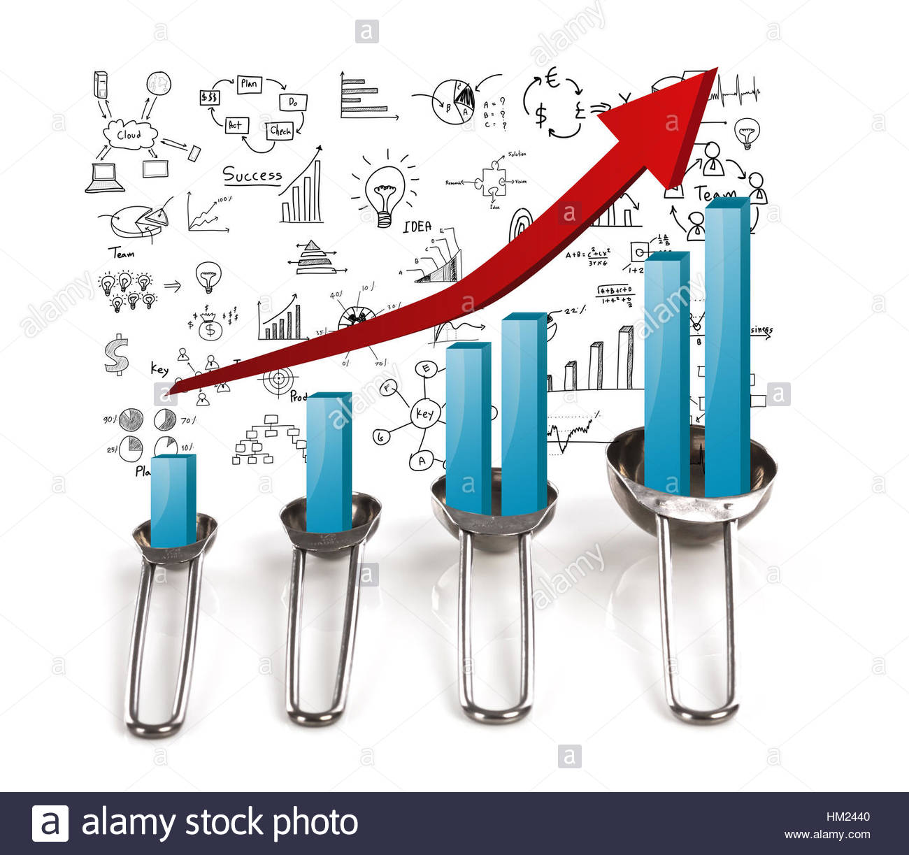 1300x1223 Measuring Spoon With Drawing Graph Stock Photo, Royalty Free Image