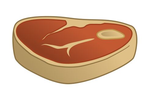 500x318 Drawing A Cartoon Steak