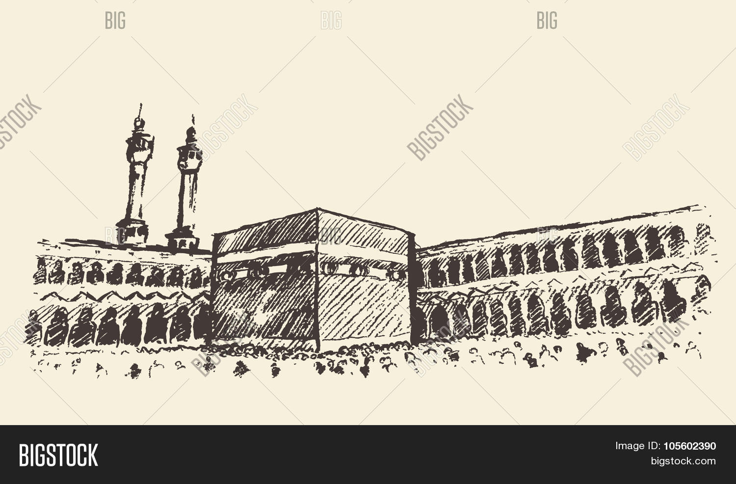 1500x986 Holy Kaaba Mecca Saudi Arabia Vector Amp Photo Bigstock