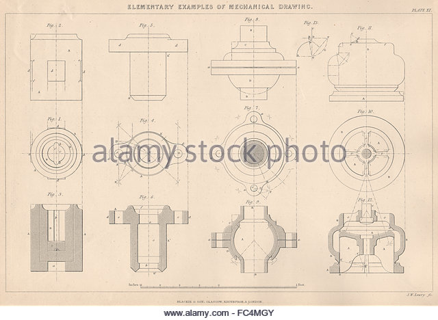 640x468 Mechanical Engineering Drawing Stock Photos Amp Mechanical