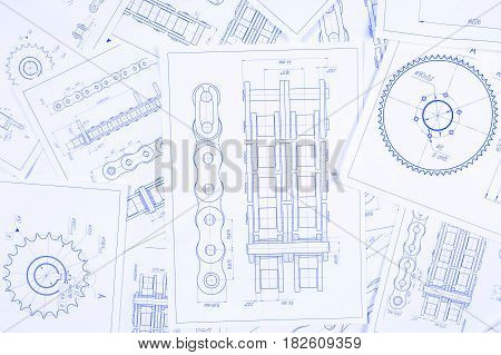 450x319 Technical Engineering Drawing, Image Amp Photo Bigstock