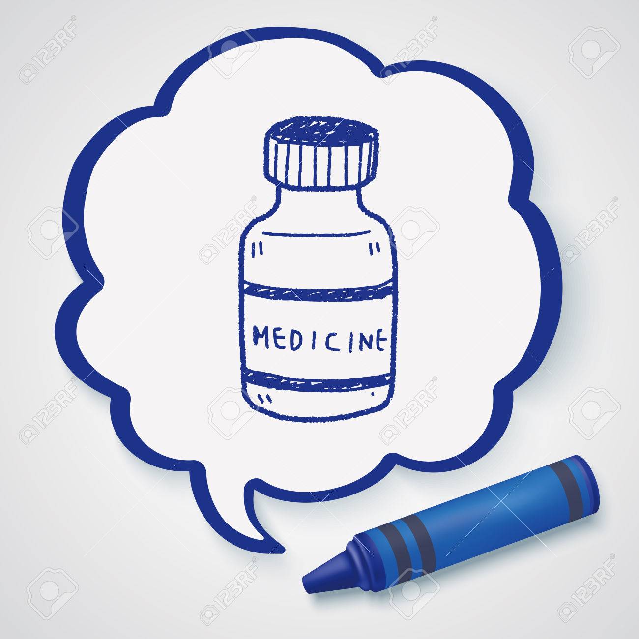 1300x1300 Medicine Bottle Doodle Drawing Royalty Free Cliparts, Vectors,