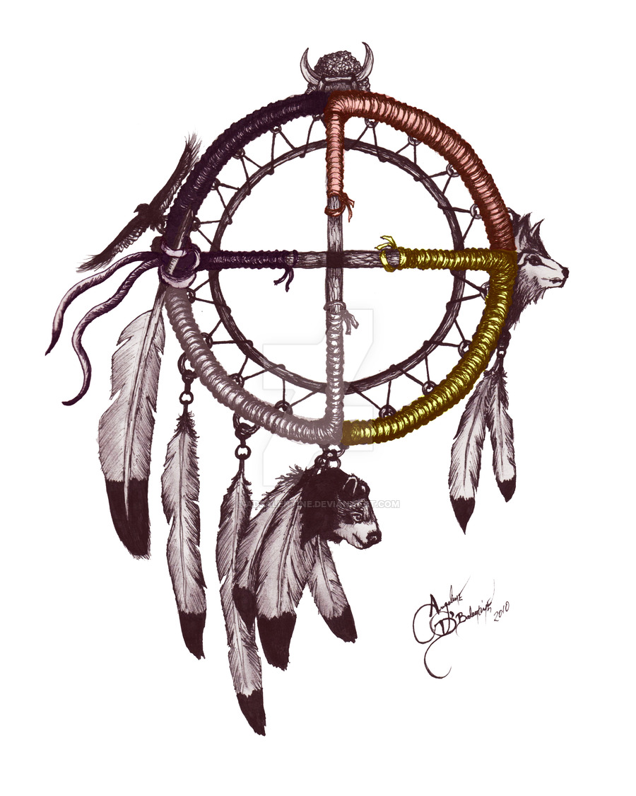 900x1125 Medicine Wheel By Adbalentine