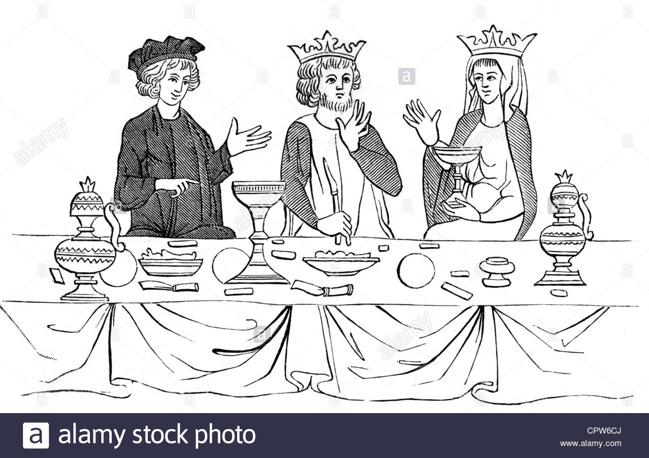 1300x918 Parsifal, Medieval Mythological Hero, As Guest Of The King