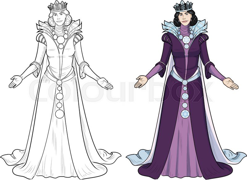 800x583 Winter Queen Beautiful Female Character In Medieval Dress And Ice