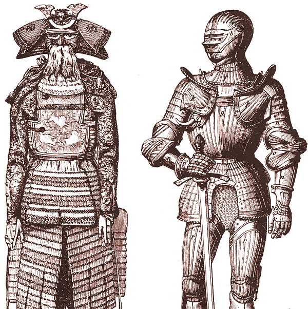 600x602 European And Japanese Medieval Warriors History Amp Culture Japan