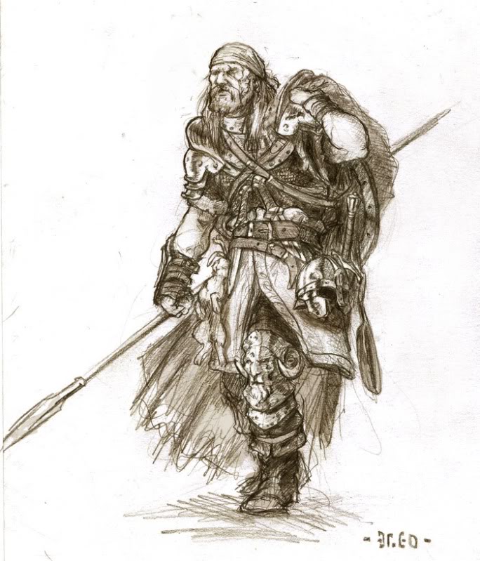 Medieval Warrior Drawing at GetDrawings | Free download