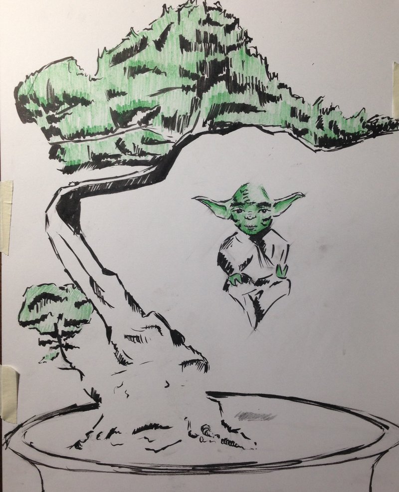800x987 Yoda Meditating By Romaniack