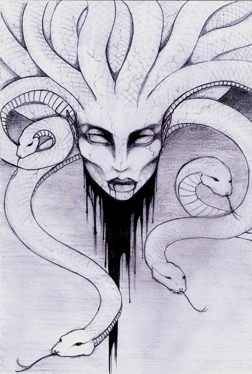 500x741 Medusa's Head By Davorivanec