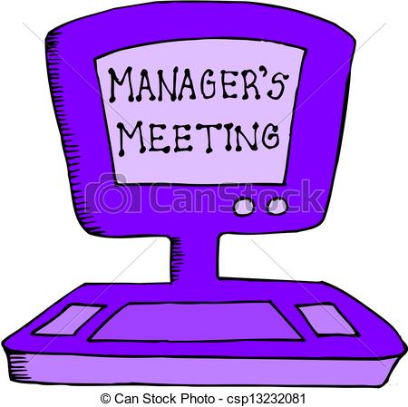 450x449 Managers Meeting Vector