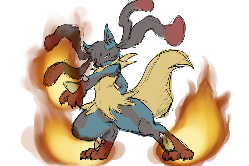 1024x682 Mega Lucario By Gemcrust