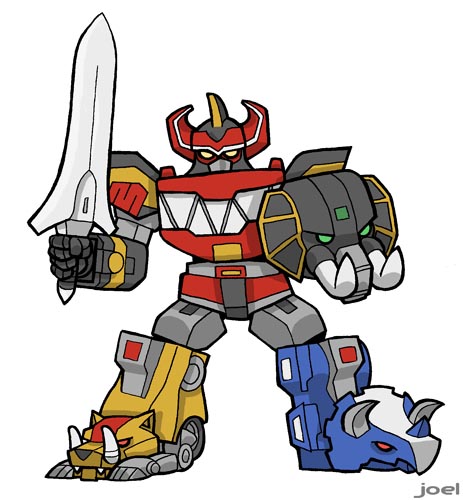 Megazord Drawing at GetDrawings | Free download