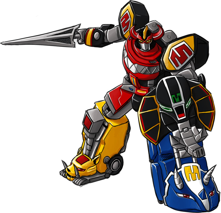 Megazord Drawing at GetDrawings | Free download