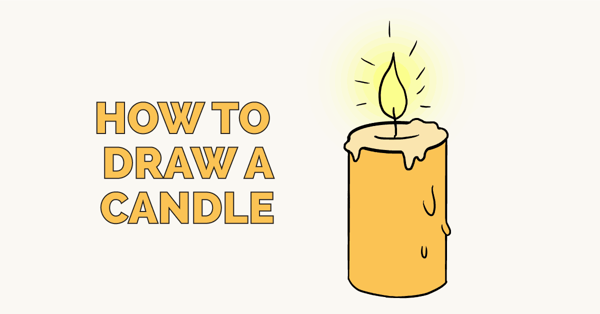 1200x628 How To Draw A Candle