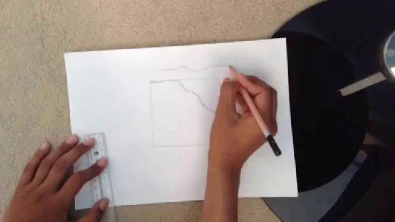 1280x720 How To Draw A Ice Cube.