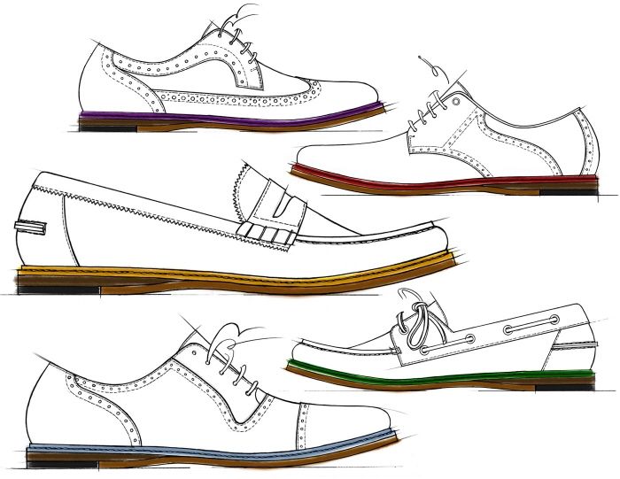 700x541 Sketch Of Vintage Men's Shoes. Fresh Sketches
