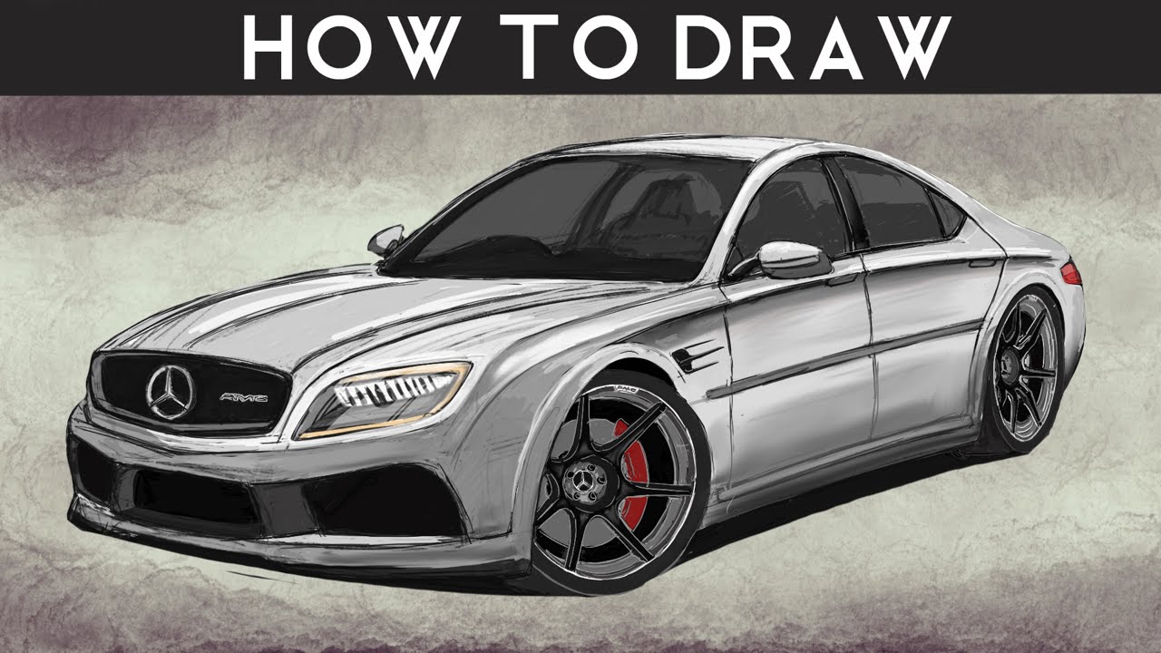 1280x720 How To Draw A Mercedes Benz E Class Concept