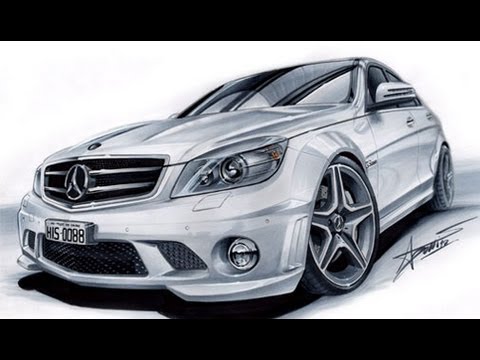 480x360 Mercedes C63 Amg Drawing By Adonis Alcici