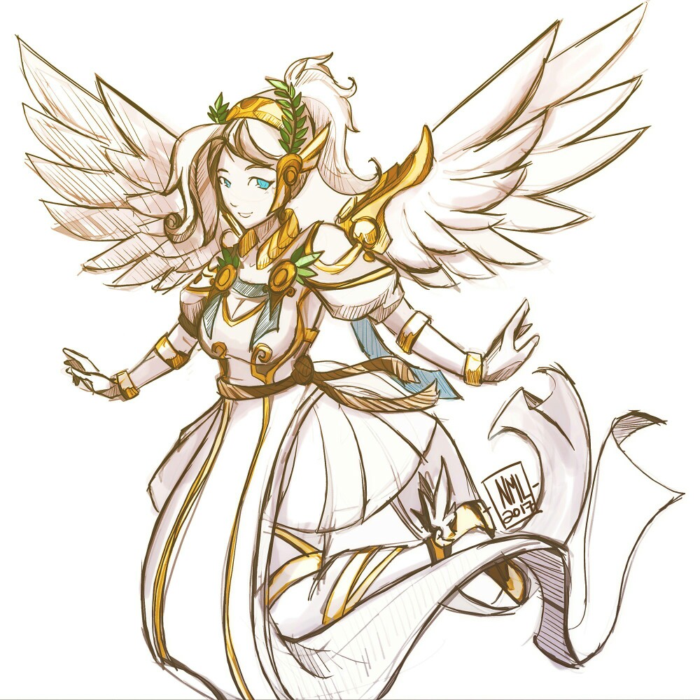 1000x1000 Overwatch Summer Games Winged Victory Mercy Overwatch