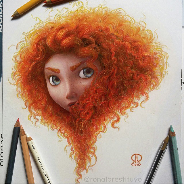 640x640 Merida Drawing Ronald Restituyo Art