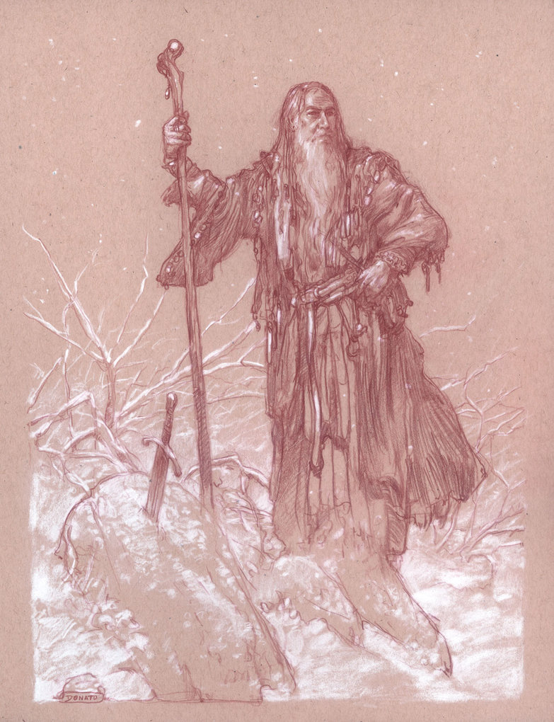 783x1020 Merlin Waiting For Spring By Donatoarts