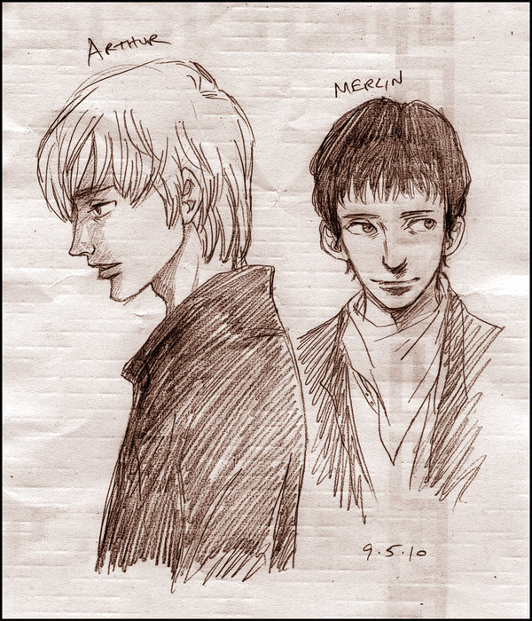 600x700 Merlin And Arthur By Maseiya