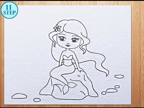 480x360 How To Draw A Mermaid