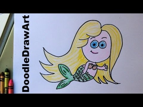 480x360 How To Draw A Mermaid