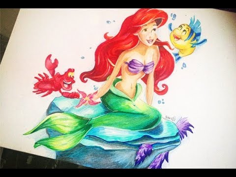 480x360 Drawing Disney The Little Mermaid