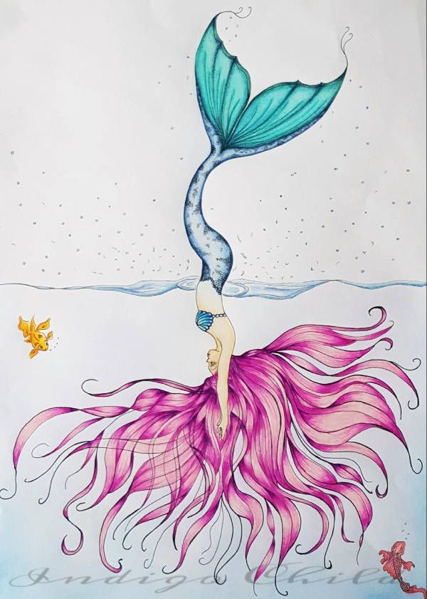 600x841 Image Result For Mermaid Drawings Mermaids Mermaid