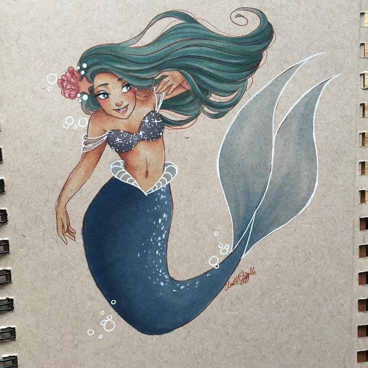 736x736 Mermaid Drawings