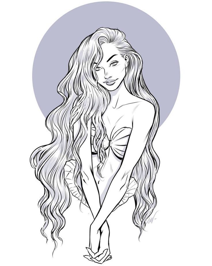 736x920 Image Result For Beautiful Mermaid Drawing Book Inspiration