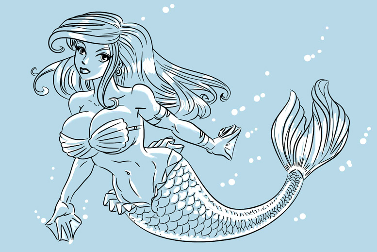 777x519 Drawing With Mark Crilley Mermaid By Grafight