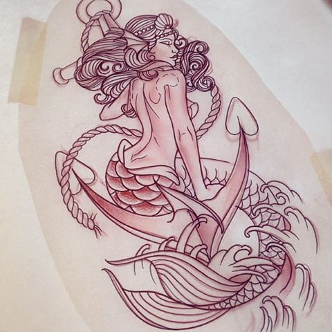 480x480 Neo Mermaid Tattoos Collection