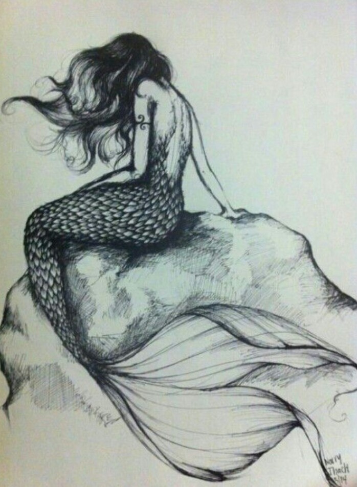 698x953 Pin By Aly Mccarthy On Pyrography Mermaid, Tattoo