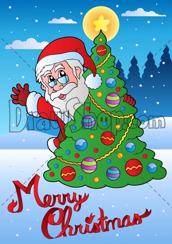 347x492 Santa Merry Christmas Drawing Merry Christmas Amp Happy New Year Arts