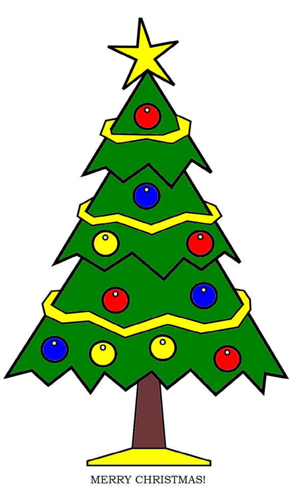 Merry Christmas Tree Drawing at GetDrawings | Free download