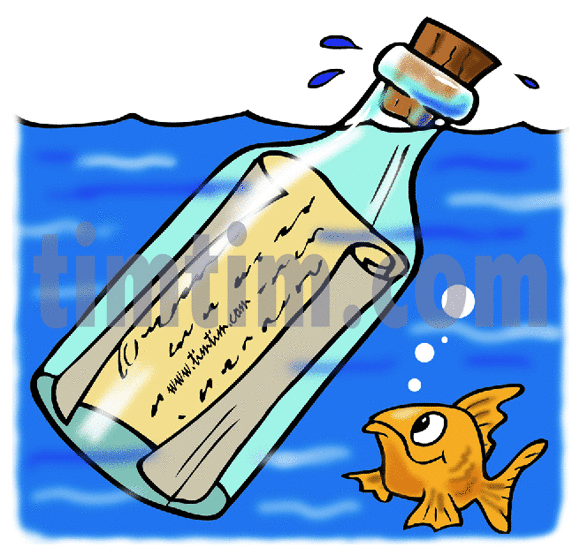 580x556 Free Drawing Of A Message In A Bottle From The Category Computers