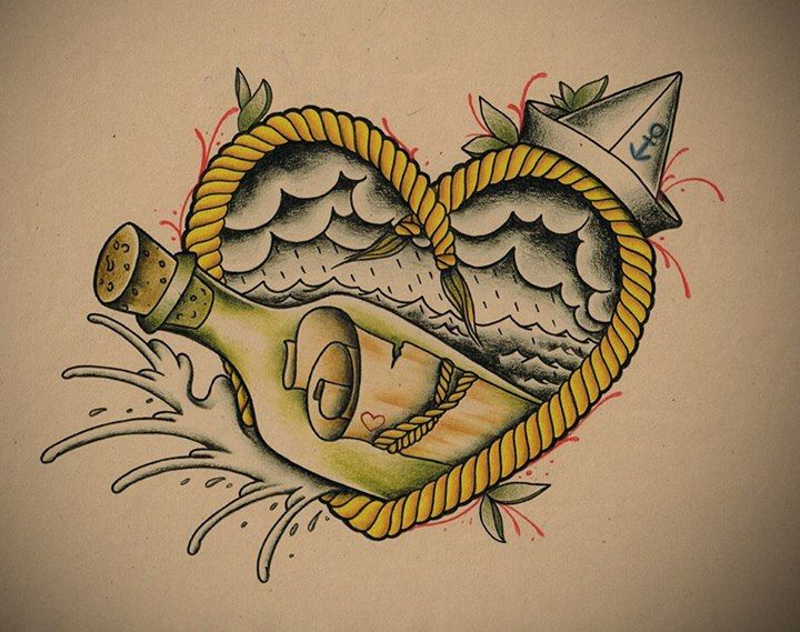 720x569 Message In A Bottle Like The This For Ideas Tattoos