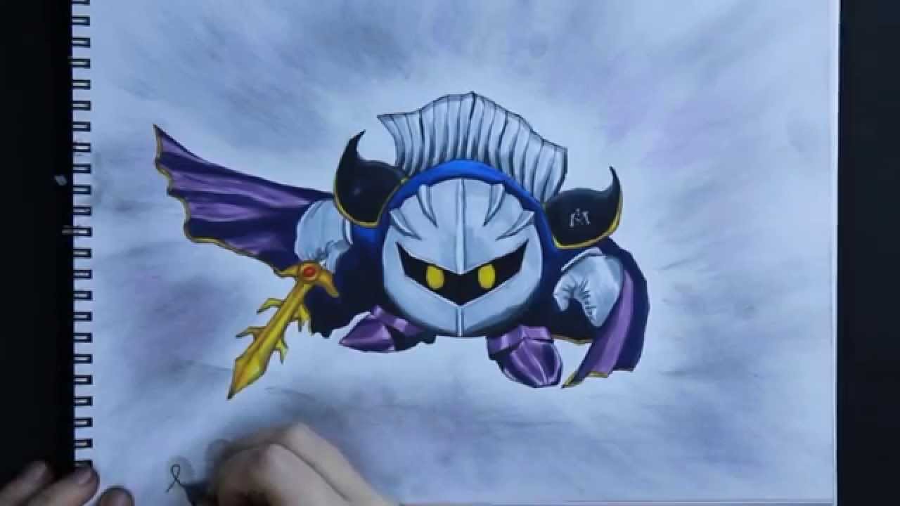 1280x720 Drawing Meta Knight