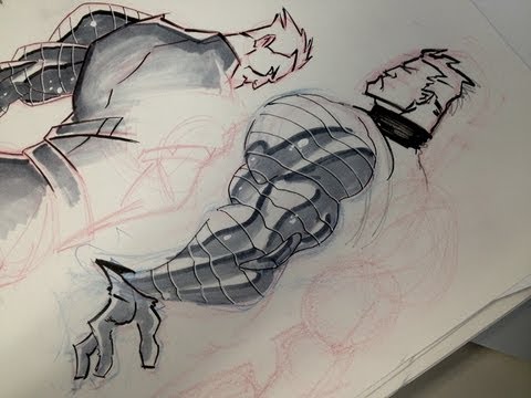 480x360 How To Draw Metal Skin