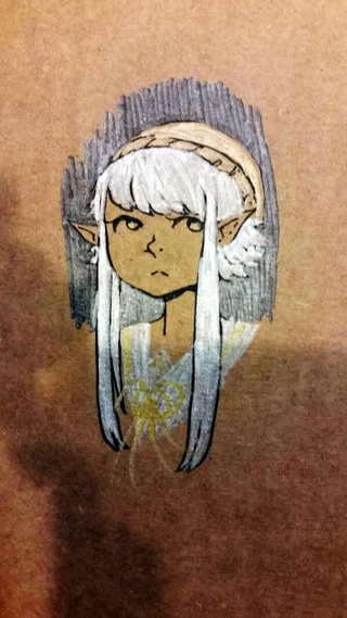 320x569 I Remembered That I Had Metallic Markers So I Wanted To Try