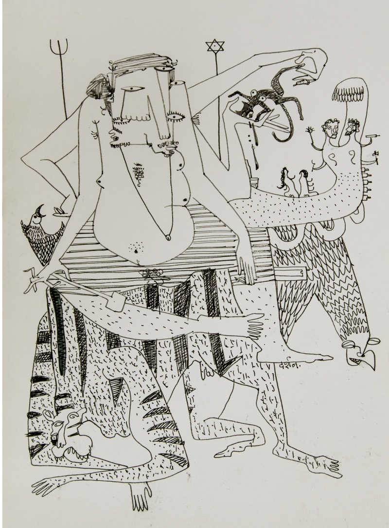 800x1085 Metaphor By Artist Darshan Mahajan Penampink Drawings On Paper