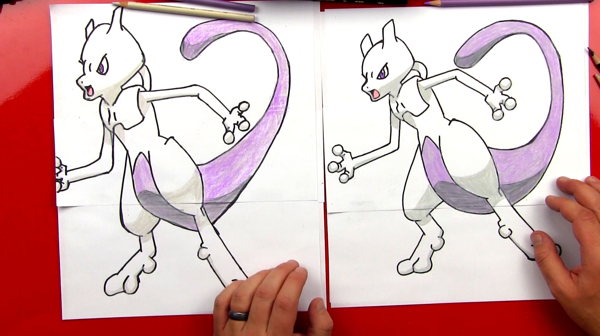 1911x1071 How To Draw Mewtwo From Pokemon