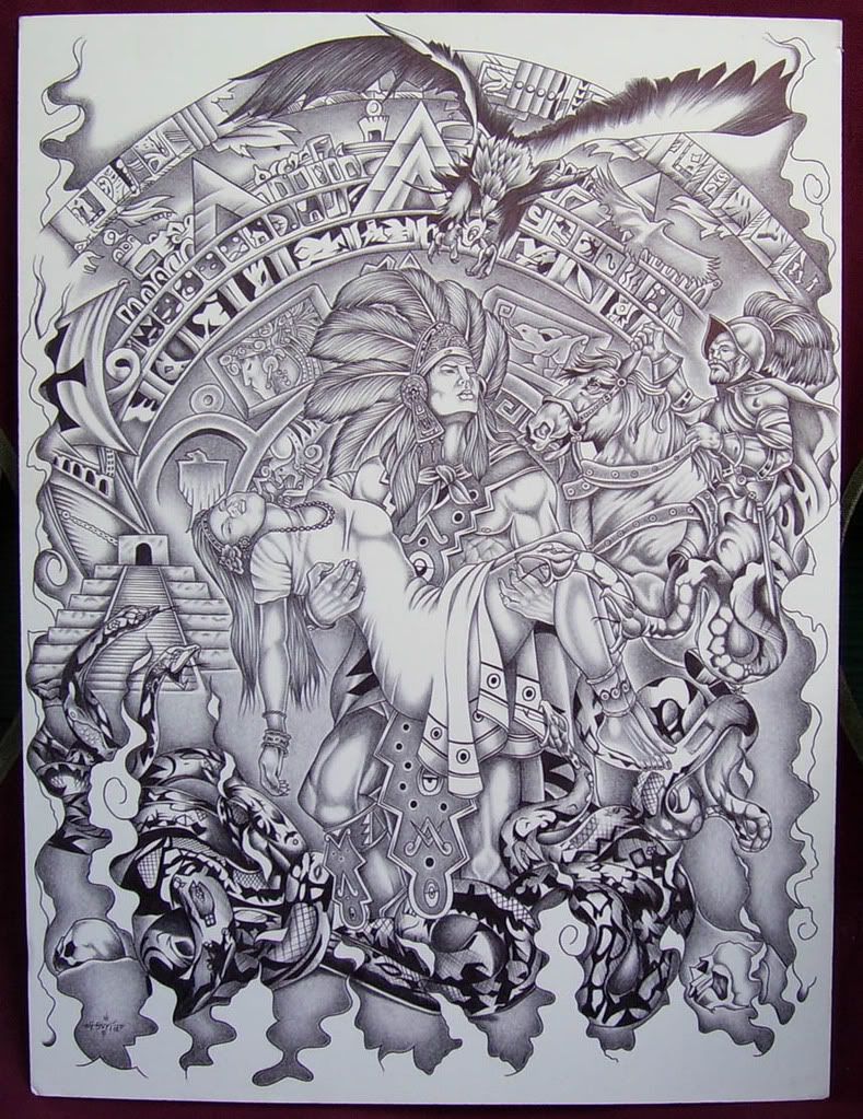 789x1023 Mexican Aztec Art Aztec Art Drawings Page 7 Tattoo