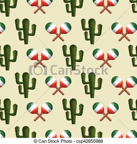 450x470 Mexican Culture Traditional Poster Vector Illustration Vector