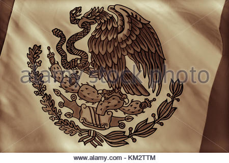 450x320 Mexican National Flag With Eagle Coat Of Arms And Text. Viva