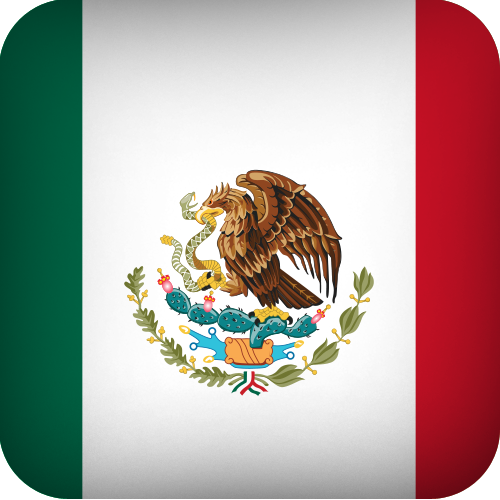 500x500 Mexico Flag By Sakarian54