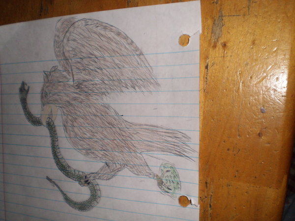 600x450 Mexican Flag Eagle By Abby391